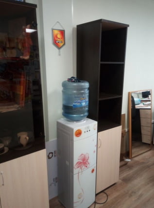 Шкаф для документов узкий Р.П-1 венге/дуб молочный_1