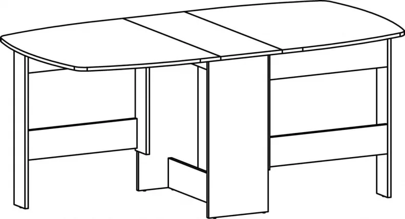 Стол книжка 1-65 ТМ1 Венге_2
