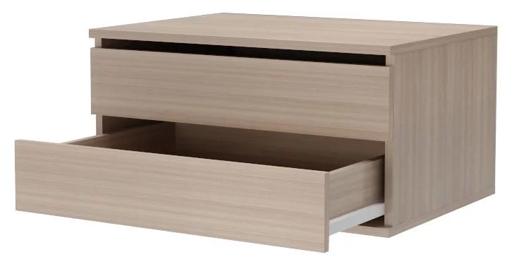 Тумба с 2 ящиками Хит-Т-17 Дуб млечный_1