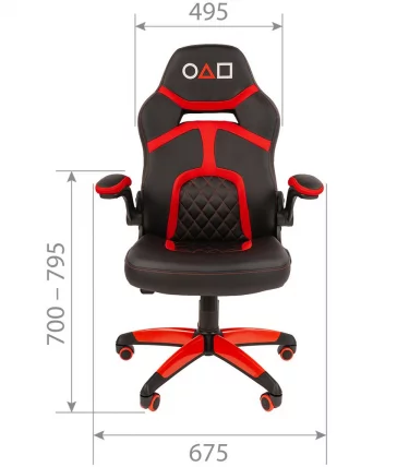Кресло геймерское CХАИРМАН ГАМЕ 18 СКУИД / CHAIRMAN GAME SQUID_3