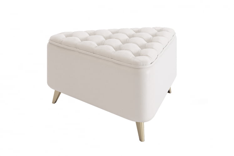 Пуф Трио ПМ-002.1 белый (экокожа) / PM-002.1_0