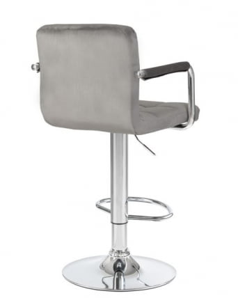 Стул барный ДОБРИН КРУГЕР АРМ (серый велюр (МДЖ9-75)) 2 шт / DOBRIN KRUGER ARM (MJ9-75))_5
