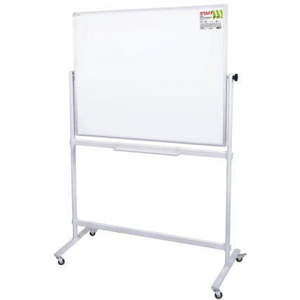 Доска магнитно-маркерная на стенде СТАФФ 100х150 см 2-сторонняя / STAFF_0
