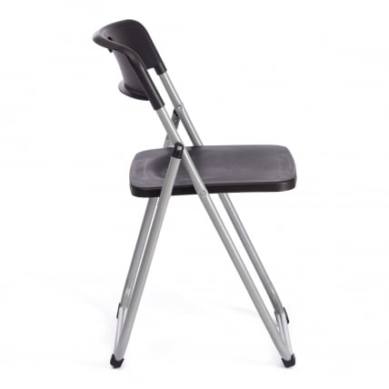 Стул складной ФОЛДЕР (мод. 3017Х) каркас: металл, сиденье/спинка: пластик, 49 кс 46.5 кс 73.5 см, блаcк (черный) / грей (серый) / FOLDER (mod. 3017H) x x black grey_1