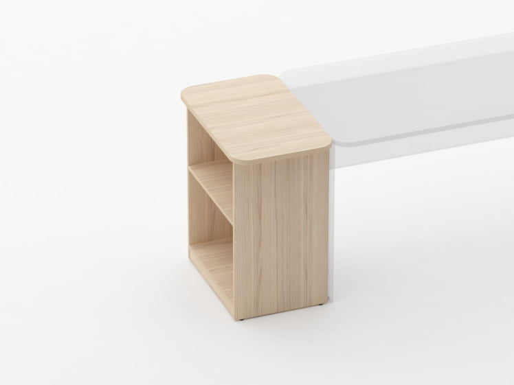 Тумба приставная к столу Глассй 3.18.10 Венге / Glassy_1