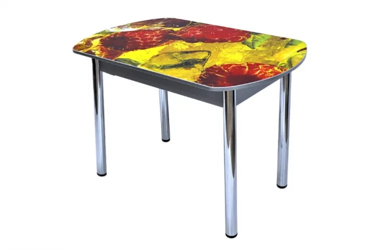 Стол обеденный Европейский фп Малина ЛДСП серый_0