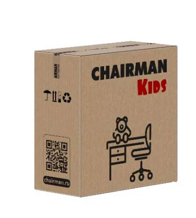 Детское кресло CХАИРМАН КИДС 122 Черный-голубой / CHAIRMAN KIDS_3