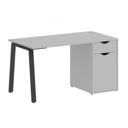 Стол письменный ХОМЕ ОФФИCЕ ВР.СП-3-138.1.А Серый/Антрацит металл / HOME OFFICE VR.SP-3-138.1.A_0