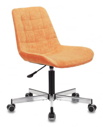 Кресло для оператора Бюрократ CХ-350М Оранжевый Велвет 72 / CH-350M Velvet_0