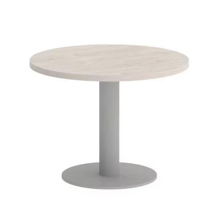 Стол журнальный круглый ХОМЕ ОФФИCЕ ВР.СП-5-60.1Г Денвер Светлый/Серый металл / HOME OFFICE VR.SP-5-60.1G_0