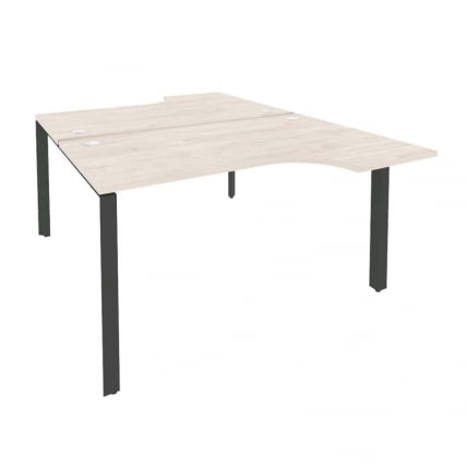 Рабочая станция на П-образном м/к ОНИКС О.МП-Д.СА-2 Денвер Светлый/Антрацит / ONIX O.MP-D.SA-2_0