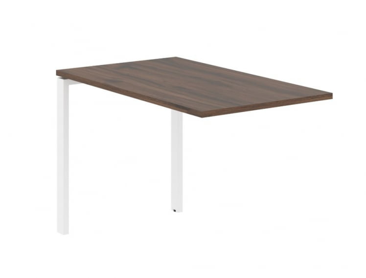 Брифинг-приставка ЕДИС ЕУБ 1167 Дуб Денвер темный Белый / EDIS EUB_0