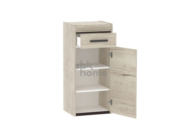 Тумба 450 ПМ-5 высокая, Мале (450*384*1020) Дуб галифакс белый, 50504_1