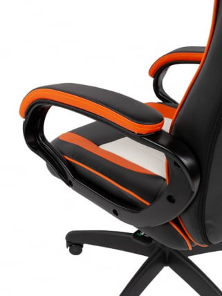 Игровое кресло Chairman гаме 16 Черный Оранжевый Белый / game_10