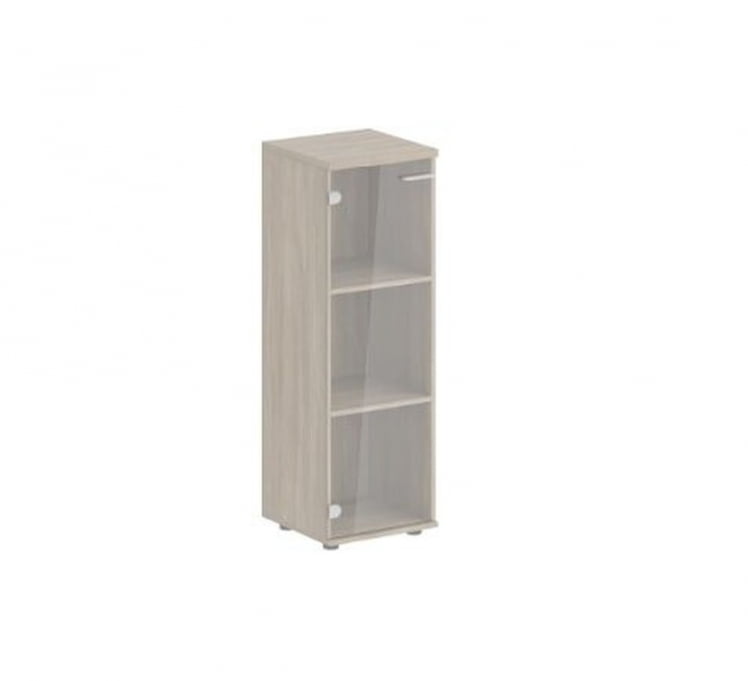 Шкаф средний со стеклом Сигма СГ.814.ОД.ГЛ Дуб темный / Sigma SG.814.OD.GL_0