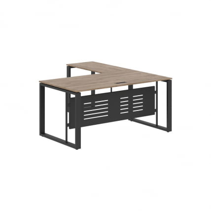 Стол с боковой приставкой ЕНИО ЕCТ 1619М Кария Пальмира/Антрацит / ENIO ECT 1619M_1