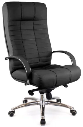 Кресло руководителя Атлант АЛ М кожа Черный / Atlant AL M_0
