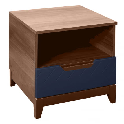 Тумба прикроватная Сканди с 1 ящиком Сапфир_0