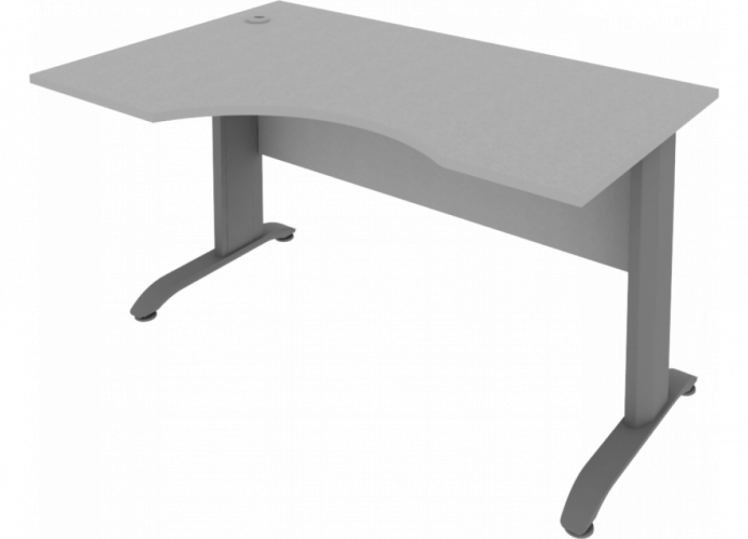 Стол криволинейный левый Рива ПЛ.СА-2 Л Серый / Riva_0