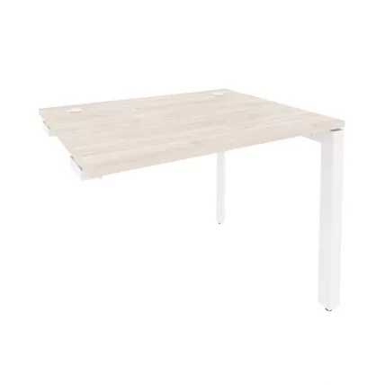 Стол-приставка на П-образном м/к к опорным элементам ОНИКС О.МП-СПР-1.8 Денвер Светлый/Белый / ONIX O.MP-SPR-1.8_0