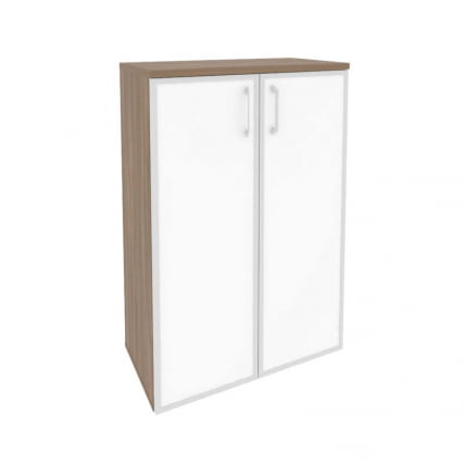 Шкаф средний широкий ОНИКС О.СТ-2.4Р вхите Дуб Аризона / ONIX O.ST-2.4R white_0