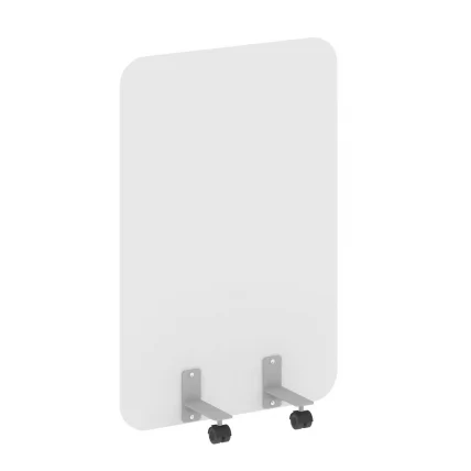 Перегородка на металлических опорах, на роликах Р-лине  ДП.Р-80-120 Белый / R-line DP.R-80-120_0