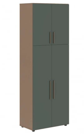 Шкаф с глухими средними и малыми дверьми ВЕЛИОН ВХCС 80.3 Нефрит Кобра / VELION VHCS_2
