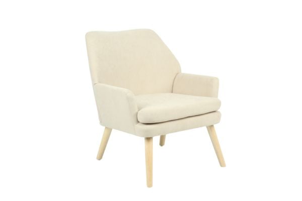 Кресло Харви бежевый деревянные ножки_0