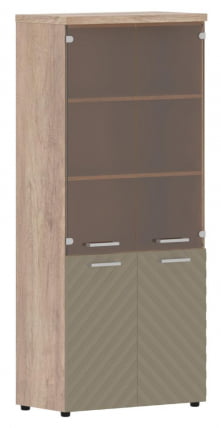 Шкаф комбинированный с топом Торр ЛУКС ТЛХC 85.2 Дуб Каньон Капучино / Torr LUX TLHC_0