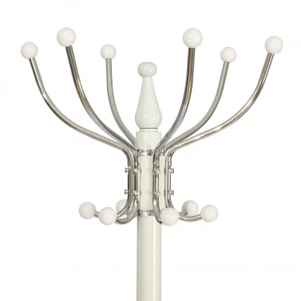 Вешалка Бара (мод. ГХ-8606) металл/хром/мрамор, 37 кс 37 кс 175 см, Вхите (Белый) / Вхите (Белый) / Bara (mod. GH-8606) x x White White_3