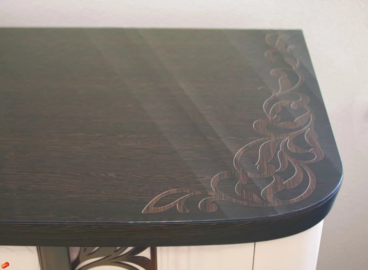 Комод Катрин 92.19 Дуб венге Белый песок Браун вуд_3