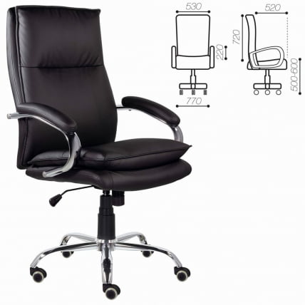 Кресло офисное БРАБИКС ПРЕМИУМ Куба ЕКС-542 Черный / BRABIX PREMIUM Cuba EX-542_0