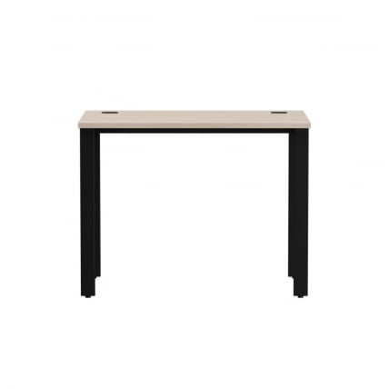 Стол прямой на металлокаркасе, опоры 45 гр Еверпроф ЕВО 254С001 Дуб Соната Черный / Everprof EVO 254S001_1