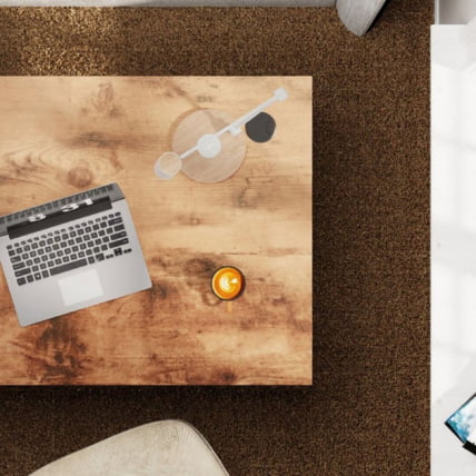 Стол письменный ЕУРЕКА ЕРК-CД-039ВП Винтаге Бровн / EUREKA ERK-CD-039VP Vintage Brown_5