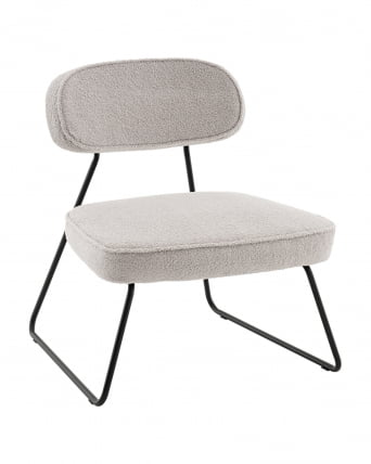 Кресло Кате нев ткань букле светло-серый / Kate new_0