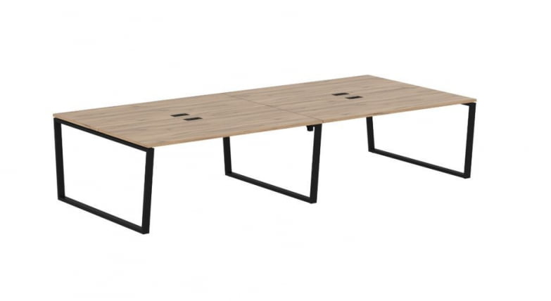 Бенч-система ЕДИС ЕВВСТ 3516 Дуб Денвер светлый Черный / EDIS EVWST_0