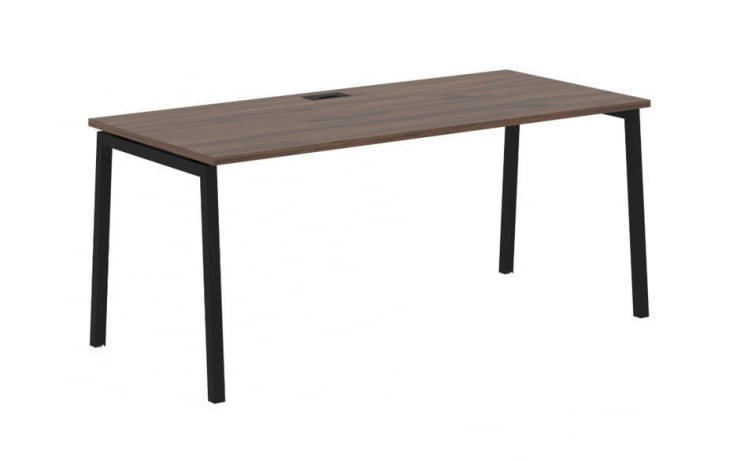 Стол письменный ЕДИС ЕЛСТ 1780 Дуб Денвер темный Черный / EDIS ELST_0