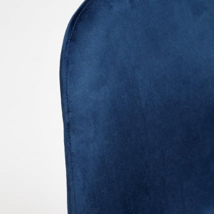 Стул БРЕЕЗЕ (мод. 4724) металл/ткань, 44х48х87см,темно-синий/натуральное дерево / BREEZE (mod._5