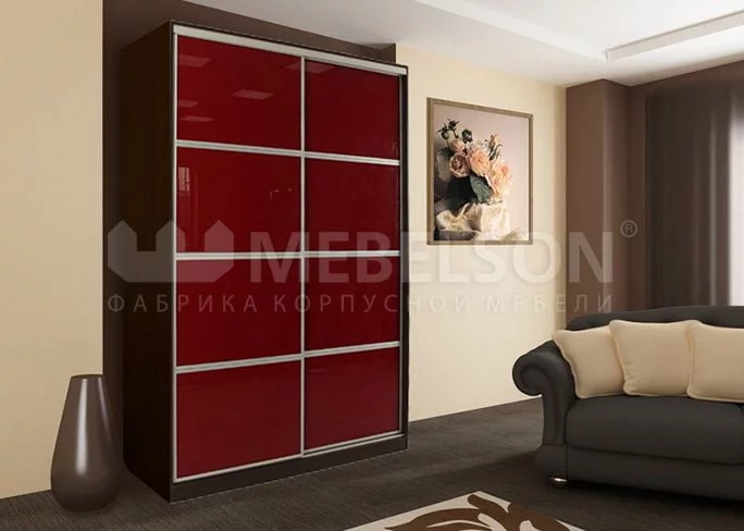 Шкаф-купе Гранд 2-600 Венге / Бордо_2