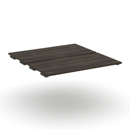 Двойной стол-приставка к двум опорным тумбам/шкафам CОНCЕПТ CН.ДСПР-008 Дуб Мали Антрацит / CONCEPT CN.DSPR-008_0