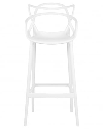 Стул барный ДОБРИН МАСТЕРС БАР Белый В-02 / DOBRIN MASTERS BAR W-02_5