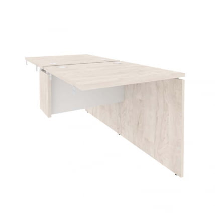 Стол-приставка двойной к опорным элементам ОНИКС О.Д.СПР-0.8 Денвер Светлый/Белый / ONIX O.D.SPR-0.8_0