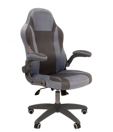 Кресло для геймеров CХАИРМАН ГАМЕ 55 Голубой-серый / CHAIRMAN GAME_0