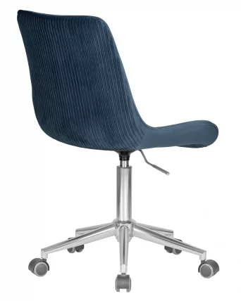 Кресло офисное ДОБРИН ДОРА Синий велюр 1922-20 / DOBRIN DORA_3