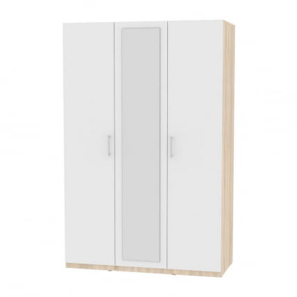 Шкаф распашный Р-198х135х45-1-М(ДСС-Белый) / R-198х135х45-1-M(ДСС-Белый)_0