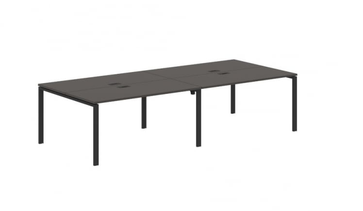 Бенч-система 4-местная ЕДИС ЕУВСТ 3113 Мокко Черный / EDIS EUWST_0