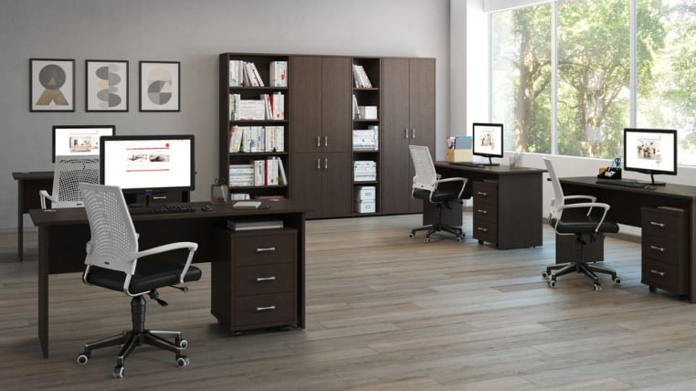 Шкаф для бумаг ТРД28550001 Темный дуб / TRD28550001_1