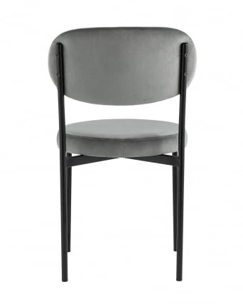 Стул Бриф НЕВ велюр Темно-серый / NEW_4