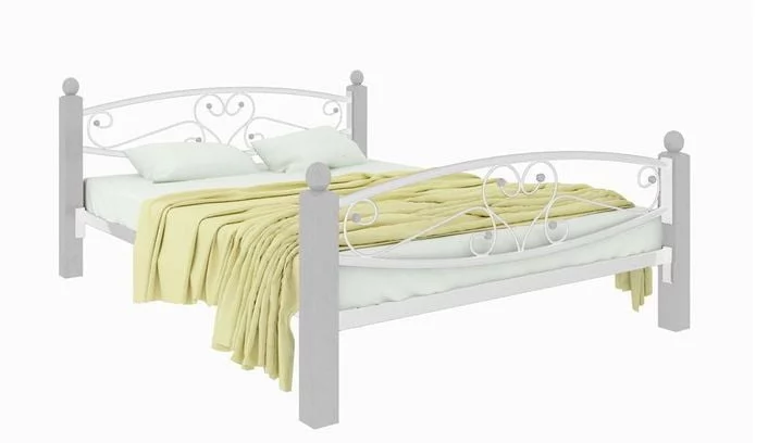 Кровать Каролина Лукс плус 1800х1900 Белая / Lux plus_0