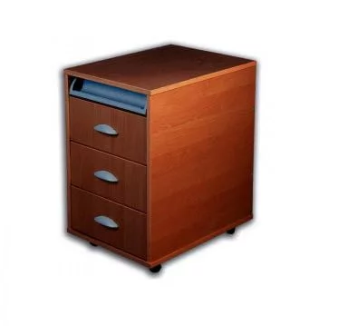 Тумба выкатная 3 ящика Тумба 2 степ Яблоня Серый / Tumba step_0